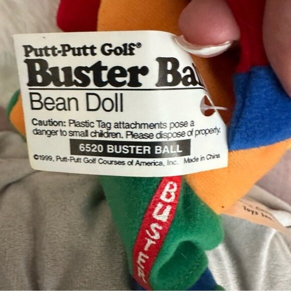 Vintage 1999 Putt-Putt Golf & Games Buster Ball Rare Retro Collectible Toy - Picture 7 of 8